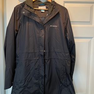 Columbia rain coat.